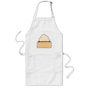 Stau-Scone mit Sahnespitze Lange Schürze
