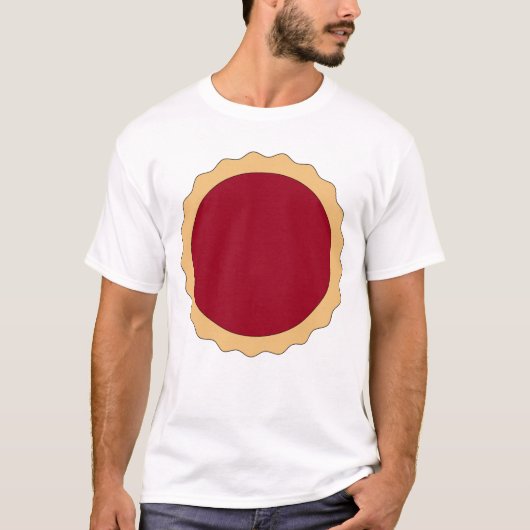 Stau-Törtchen. Himbeerrot T-Shirt (Vorderseite)
