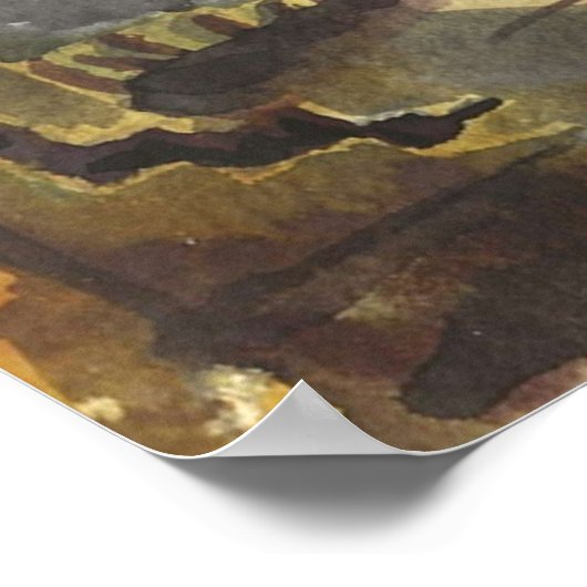 Staub 2 CSGO Original Wasserfarbe Poster (Ecke)