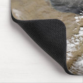 Staub bläst vor der Küste Libyens Mousepad (Ecke)