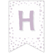 Staub Confetti Wasserfarben Dots Jagdflagge Wimpelkette (Zweite Fahne)