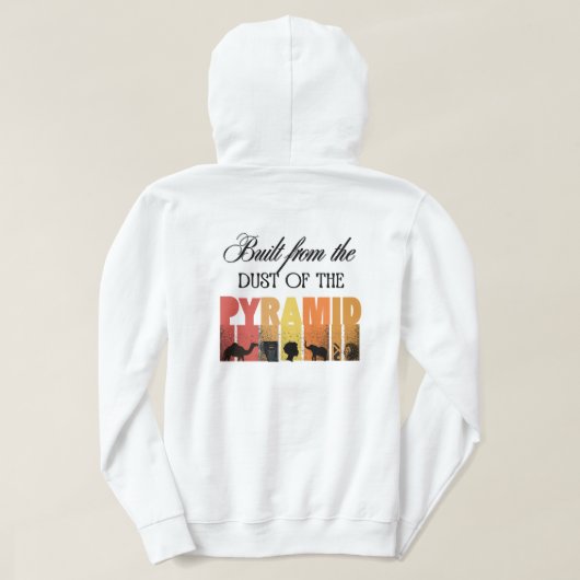Staub der Pyramide | Erwachsener Pullover Hoodie (Design Rückseite)