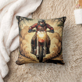 Staub & Entschlossenheit Vollgas Motocross Kissen