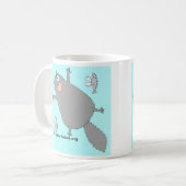 Staub-Häschen und die Fliegenthunfisch Tasse (Vorderseite Links)