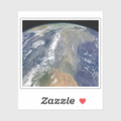 Staub in Richtung Südamerika Aufkleber (Blatt)