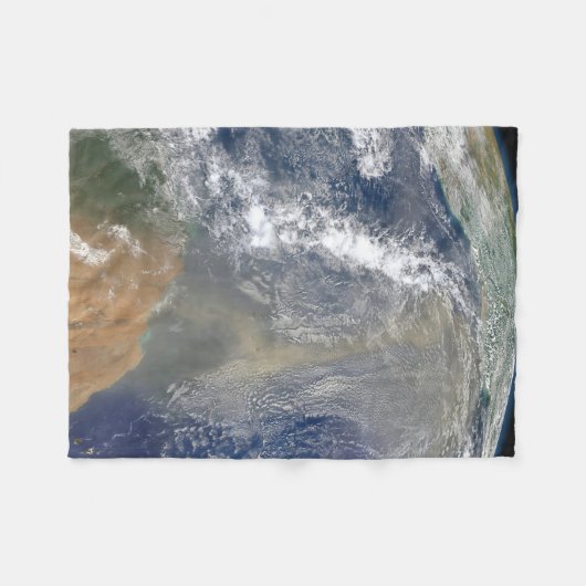Staub in Richtung Südamerika Fleecedecke (Vorderseite (Horizontal))