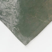 Staub in Richtung Südamerika Fleecedecke (Ecke)