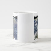 Staub in Richtung Südamerika Jumbo-Tasse (Vorderseite)