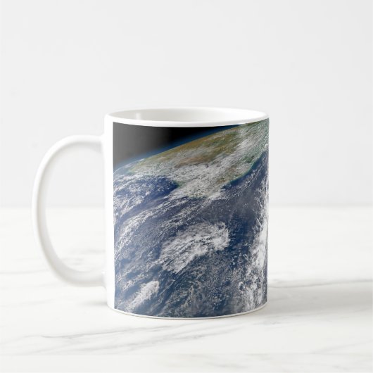 Staub in Richtung Südamerika Kaffeetasse (Links)