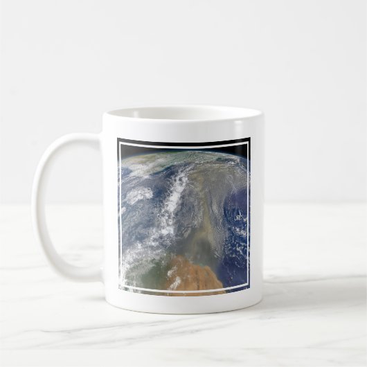 Staub in Richtung Südamerika Kaffeetasse (Links)