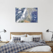 Staub in Richtung Südamerika Leinwanddruck (Insitu (Schlafzimmer))