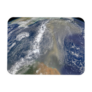 Staub in Richtung Südamerika Magnet