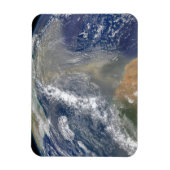 Staub in Richtung Südamerika Magnet (Vertikal)