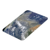 Staub in Richtung Südamerika Magnet (Linke Seite)