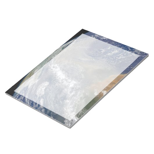 Staub in Richtung Südamerika Notizblock (angewinkelt)