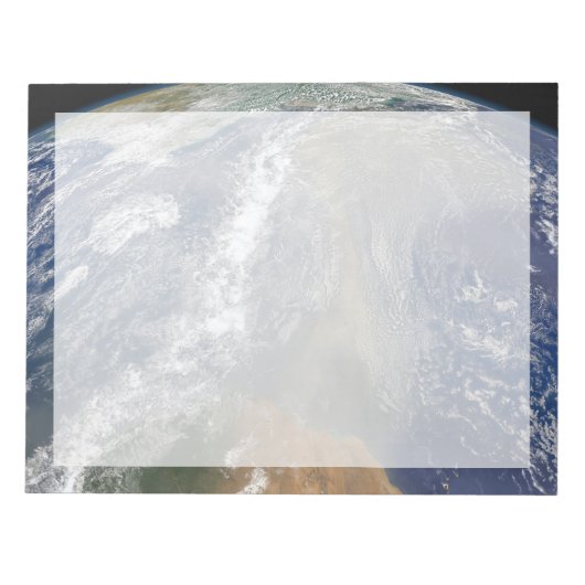 Staub in Richtung Südamerika Notizblock (Vorderseite)