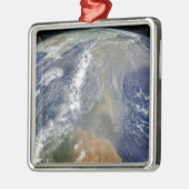 Staub in Richtung Südamerika Ornament Aus Metall (Links)