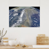 Staub in Richtung Südamerika Poster (Küche)