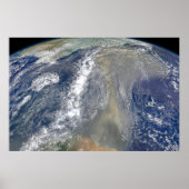 Staub in Richtung Südamerika Poster (Vorne)