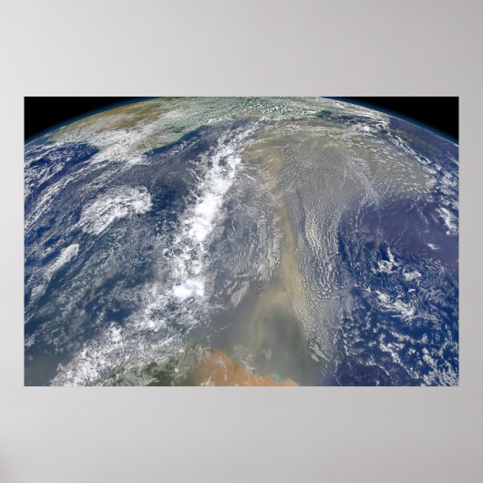 Staub in Richtung Südamerika Poster (Vorne)