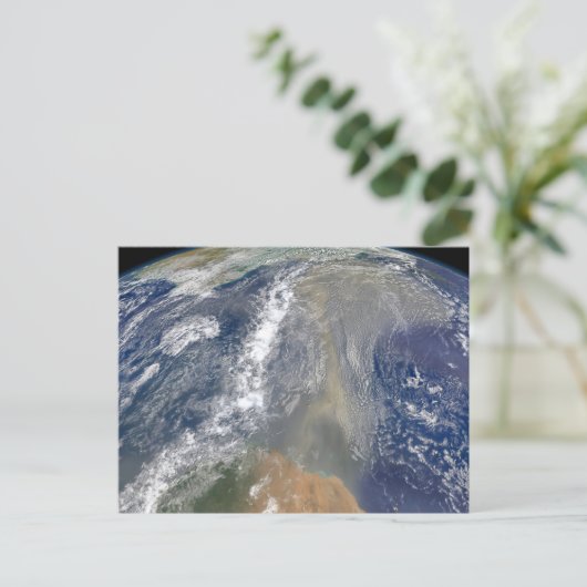 Staub in Richtung Südamerika Postkarte (Stehend Vorderseite)