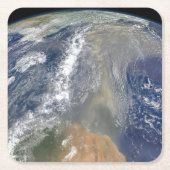 Staub in Richtung Südamerika Rechteckiger Pappuntersetzer (Vorderseite)