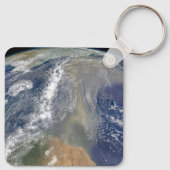 Staub in Richtung Südamerika Schlüsselanhänger (Rückseite)