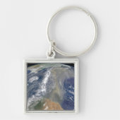 Staub in Richtung Südamerika Schlüsselanhänger (Vorne)