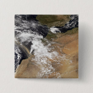 Staub plumes vor der marokkanischen Küste Button