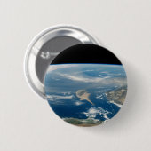 Staub über dem Mittelmeer und der Insel Zypern Button (Vorne & Hinten)