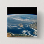 Staub über dem Mittelmeer und der Insel Zypern Button (Vorderseite)
