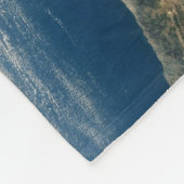 Staub über dem Mittelmeer und der Insel Zypern Fleecedecke (Ecke)