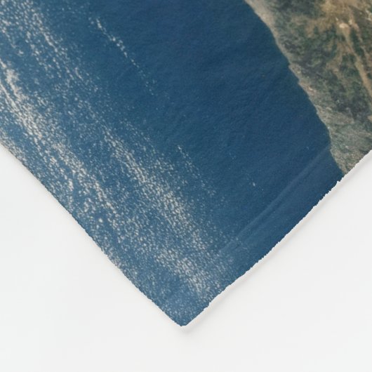 Staub über dem Mittelmeer und der Insel Zypern Fleecedecke (Ecke)