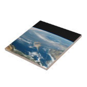 Staub über dem Mittelmeer und der Insel Zypern Fliese (Seite)