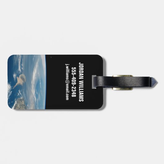 Staub über dem Mittelmeer und der Insel Zypern Gepäckanhänger (Rückseite horizontal)