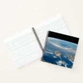 Staub über dem Mittelmeer und der Insel Zypern Notizblock (Innenseite)