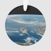 Staub über dem Mittelmeer und der Insel Zypern Ornament (Vorderseite)