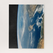 Staub über dem Mittelmeer und der Insel Zypern Puzzle (Vertikal)