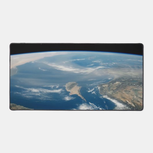 Staub über dem Mittelmeer und der Insel Zypern Schreibtischunterlage (Vorderseite)