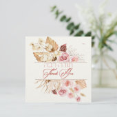 Staub und Rot Terracotta Boho Jüdische Chuppah (Stehend Vorderseite)