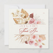 Staub und Rot Terracotta Boho Jüdische Chuppah (Vorderseite)