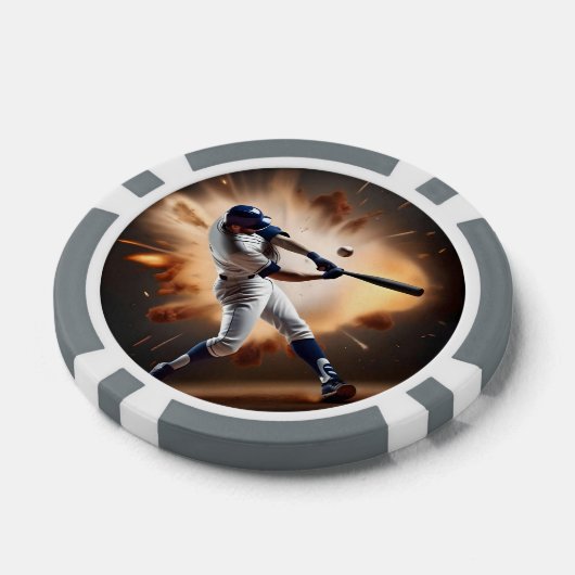 Staub und Ruhm: Baseball der Zuhause-Run Pokerchips (Einzeln)