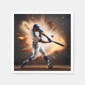 Staub und Ruhm: Baseball der Zuhause-Run Serviette (Vorderseite)