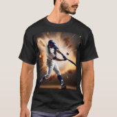 Staub und Ruhm: Baseball der Zuhause-Run T-Shirt (Vorderseite)