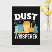 Staub Whisperer Funny Clearing sauberes Geschenk Karte (Gelbe Blume)