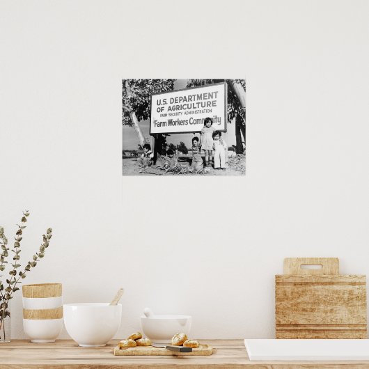 Staubabwes Poster (Küche)