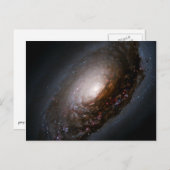 Staubband um die Schwarze Auggalaxie Nucleus Postkarte (Vorne/Hinten)