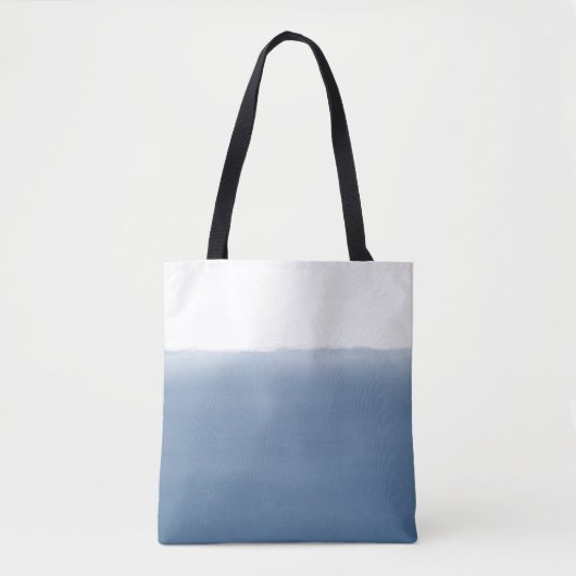 Staubblau Aquarell Tasche (Vorderseite)