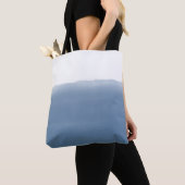 Staubblau Aquarell Tasche (Von Nahem)