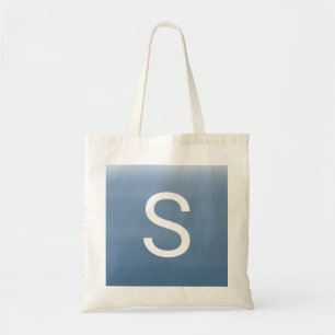 Staubblau Aquarell Tragetasche